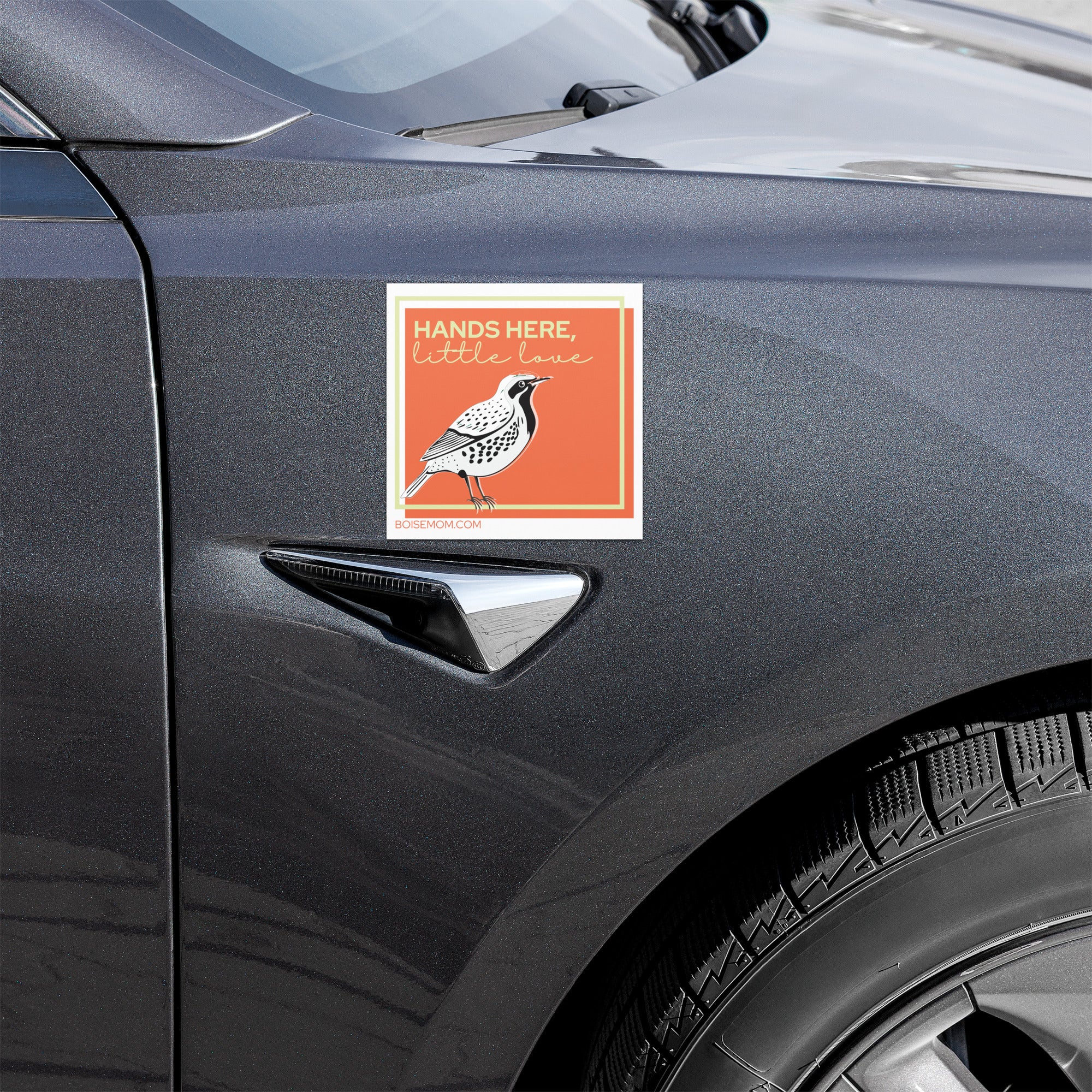 HANDS HERE, MY LOVE CAR MAGNET