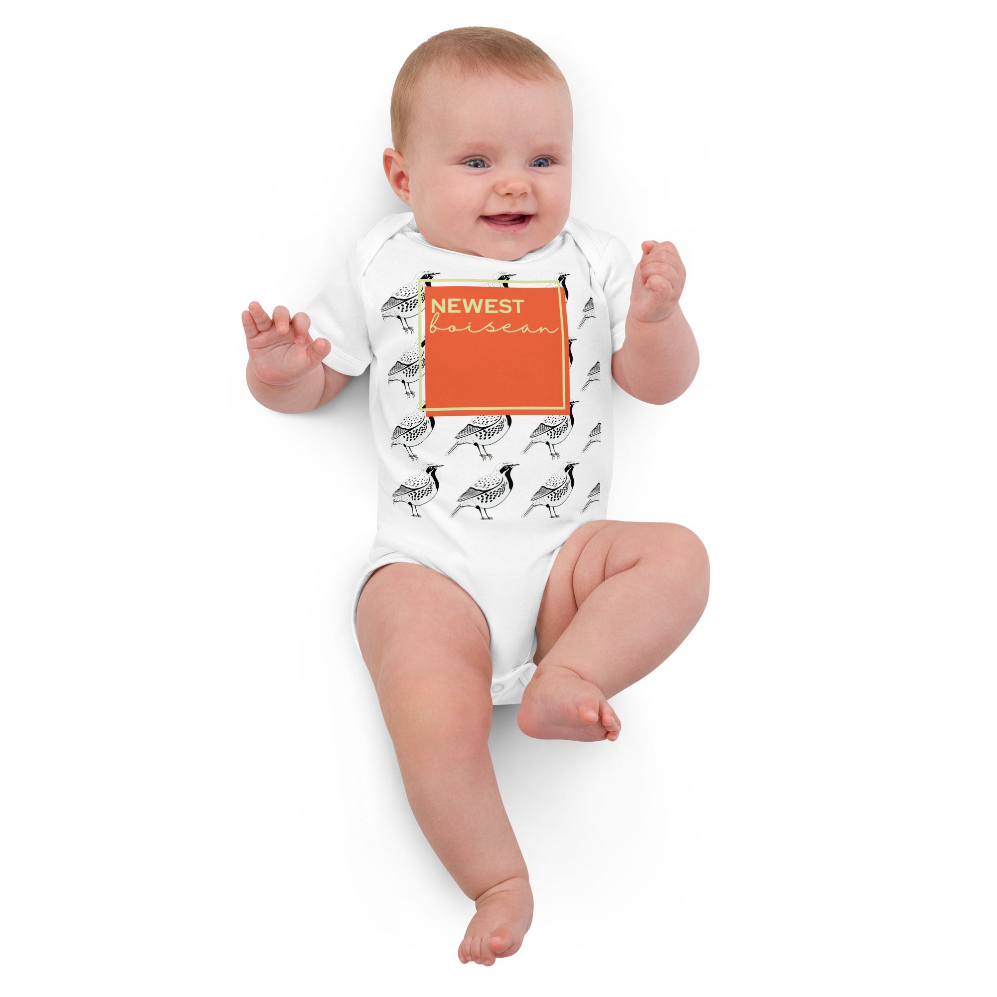 Organic cotton baby bodysuit